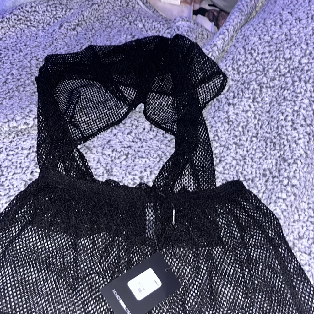 Fishnet Cover up jumpsuit